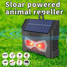 Load image into Gallery viewer, 1/2 Pack Outdoor Solar Power Animal Repeller Ultrasonic Animal Deterrent