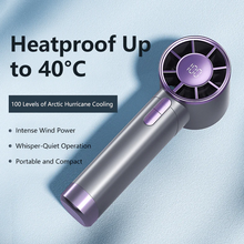 Load image into Gallery viewer, 100 Speeds Portable Cooling Fan