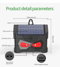 Load image into Gallery viewer, 1/2 Pack Outdoor Solar Power Animal Repeller Ultrasonic Animal Deterrent