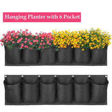 Load image into Gallery viewer, Vertical Hanging Garden Planter Layout Waterproof Wall Mount Hanging Flower Pot