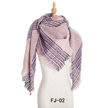 Load image into Gallery viewer, Women Soft Thick Large Oversized Scarf Pashmina Scarf Cape Shawl