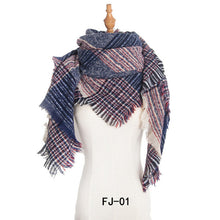 Load image into Gallery viewer, Women Soft Thick Large Oversized Scarf Pashmina Scarf Cape Shawl