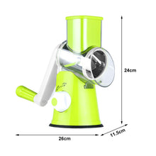 Load image into Gallery viewer, Round Mandoline Slicer Vegetable Cutter Potato Carrot Slicer Cheese Grater