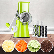 Load image into Gallery viewer, Round Mandoline Slicer Vegetable Cutter Potato Carrot Slicer Cheese Grater