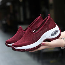Load image into Gallery viewer, Womens Trainers Breathable Running Shoes Air Cushion Slip On Walking Shoes