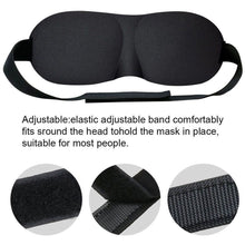 Load image into Gallery viewer, 3DTravel Sleep Eye Mask Eyepatch Memory Foam Padded Shade Sleeping Blindfold