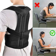 Load image into Gallery viewer, Back Posture Magnetic Shoulder Corrector Brace Belt Therapy Men Women