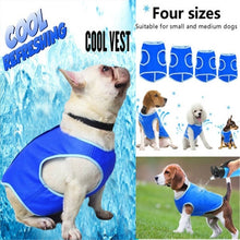 Load image into Gallery viewer, Summer Dog Cooling Vest Coat Sleeveless Puppy Jacket Pet Clothes Clothing for Dogs XS-L
