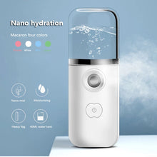 Load image into Gallery viewer, USB Mini Nano Mist Sprayer Cooler Facial Steamer Skin Care