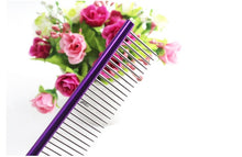 Load image into Gallery viewer, Pet Comb Professional Steel Grooming Comb Cleaning Brush