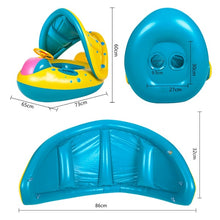 Load image into Gallery viewer, Summer Baby Kids Swim Ring Seat Float Boat Inflatable Trainer Pool