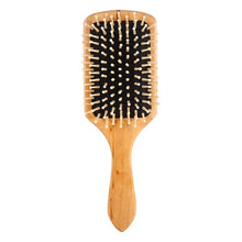 Load image into Gallery viewer, Natural Wooden Massage Comb Hair Scalp Health Care Paddle Hairbrush Tool