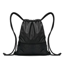 Load image into Gallery viewer, Travel Drawstring Storage Bag Waterproof Lightweight Swimming Gym Yoga School Backpack