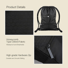 Load image into Gallery viewer, Travel Drawstring Storage Bag Waterproof Lightweight Swimming Gym Yoga School Backpack