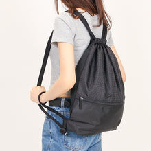 Load image into Gallery viewer, Travel Drawstring Storage Bag Waterproof Lightweight Swimming Gym Yoga School Backpack