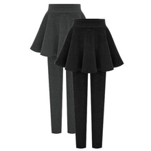 Load image into Gallery viewer, Women's Winter Cotton Pleated Tights Stretch Warm Long Pants Ladies Tight Leggings