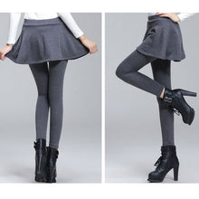 Load image into Gallery viewer, Women's Winter Cotton Pleated Tights Stretch Warm Long Pants Ladies Tight Leggings