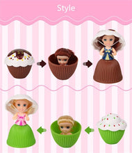 Load image into Gallery viewer, Surprise Cup Cake Princess Doll Deformable Dolls Color Random