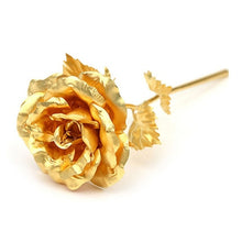 Load image into Gallery viewer, Valentine's Day Gifts 24k Golden Rose Foil Plated Rose Creative Gifts Lasts Forever Rose