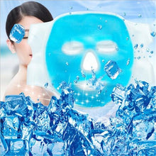 Load image into Gallery viewer, Gel Ice Pack Cooling Face Mask Pain Headache Relief Pillow Relaxing Face Massage