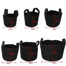 Load image into Gallery viewer, 1/2/3/5/7/10 Gallon Vegetable Plants Pot Growing Container Flower Planting Black Aeration Bag