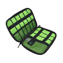 Load image into Gallery viewer, USB Cable Earphone Storage Bag Flash Drive Organizer Digital Gadget Holder