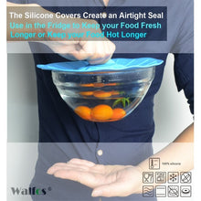 Load image into Gallery viewer, Set of 5 silicone Microwave bowl cover cooking pot pan lid Cover-Silicone food wrap cooking tools