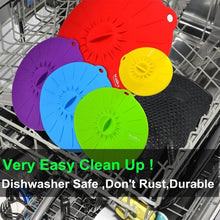 Load image into Gallery viewer, Set of 5 silicone Microwave bowl cover cooking pot pan lid Cover-Silicone food wrap cooking tools