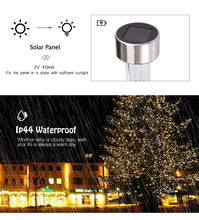Load image into Gallery viewer, 10pcs Outdoor Solar Powered LED Courtyard Lawn Lamp