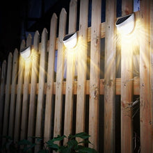 Load image into Gallery viewer, 1/2/4 Packs IP65 Solar Powered Wireless Light Waterproof Lamp with 6 LEDs Light Sensor Auto on&off