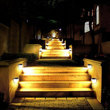 Load image into Gallery viewer, 1/2/4 Packs IP65 Solar Powered Wireless Light Waterproof Lamp with 6 LEDs Light Sensor Auto on&off