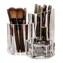 Load image into Gallery viewer, Makeup Brush Lipstick Tube Transparent Acrylic Eyebrow Pencil Storage Box
