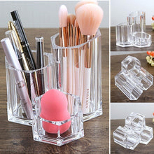 Load image into Gallery viewer, Makeup Brush Lipstick Tube Transparent Acrylic Eyebrow Pencil Storage Box
