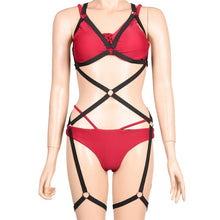 Load image into Gallery viewer, Black Whole Body New Women Body Harness Bra Cage Top Lingerie Adjusta e Si Winners