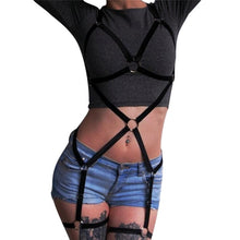 Load image into Gallery viewer, Black Whole Body New Women Body Harness Bra Cage Top Lingerie Adjusta e Si Winners