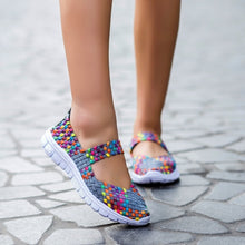 Load image into Gallery viewer, Women's Breathable Mesh Fabric Soft Sneaker