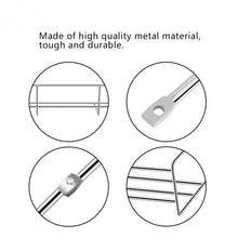 Load image into Gallery viewer, Silver Kitchen Spice Rack Cabinet Shelf Organizer Storage Wall Mount Holder