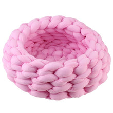 Load image into Gallery viewer, DIY Handmade Knitted Crude Wool Weaving Pet Nest Dog Cat Bed