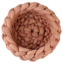 Load image into Gallery viewer, DIY Handmade Knitted Crude Wool Weaving Pet Nest Dog Cat Bed