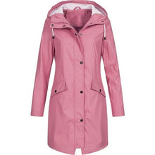 Load image into Gallery viewer, Women's Waterproof RainCoat Jacket Hooded Outdoor Coats