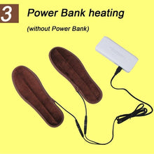 Load image into Gallery viewer, 1 Pair USB Electric Heated Shoe Insoles Feet Warmer Sock Pad Mat with Cable