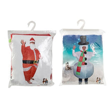 Load image into Gallery viewer, Santa Claus Snowman Inflatable Suit Christmas Party Costume Clothes Xmas Beard Hat