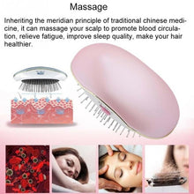 Load image into Gallery viewer, Portable Electric Ionic Straight Hair Comb Takeout Mini Hair Brush Massage Comb