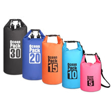 Load image into Gallery viewer, PVC 5L/10L/20L/30L Outdoor Waterproof Bag