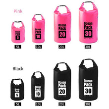 Load image into Gallery viewer, PVC 5L/10L/20L/30L Outdoor Waterproof Bag
