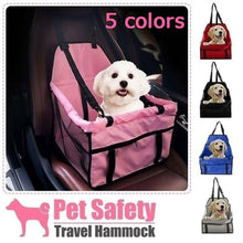 Load image into Gallery viewer, Pet Car Safety Seat Breathable Waterproof Cat Dog Travel Carrier Bag Basket