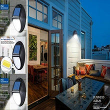 Load image into Gallery viewer, 10 LED Automatically Turns On Waterproof  Solar Power Wall Light Garden Lighting
