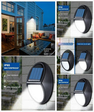 Load image into Gallery viewer, 10 LED Automatically Turns On Waterproof  Solar Power Wall Light Garden Lighting