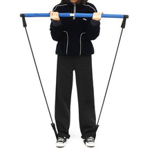 Load image into Gallery viewer, Portable Pilates Stick Resistance Band Fitness Equipments