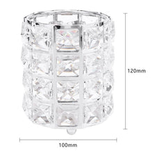 Load image into Gallery viewer, Glitter Metal Makeup Brush Storage Holder Cosmetic Crystal Organizer